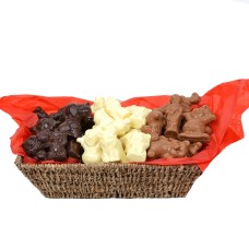 Sinterklaas Korb 1 kg Schokolade Sinterklaas