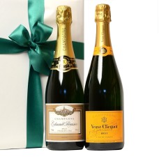 Gemischtes Duo Champagner als Werbegeschenk