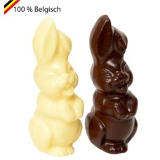 Duo Laughing Bunnies Schokolade Callebaut 12 cm B, P
