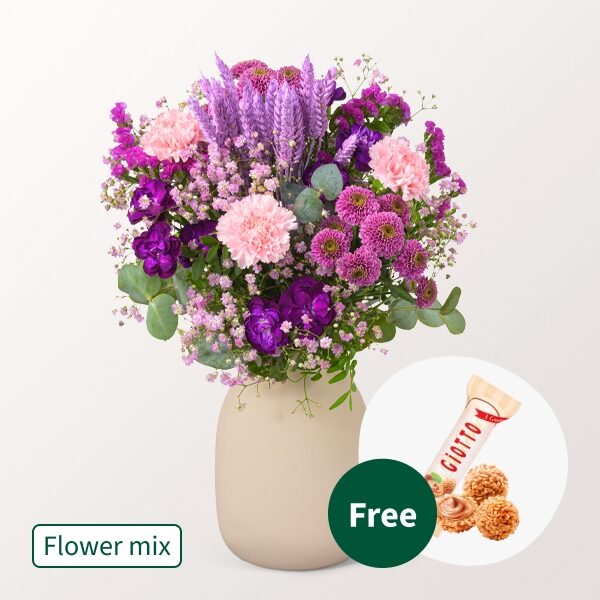 Blumenmischung Herbstduft mit 3 Ferrero Giotto