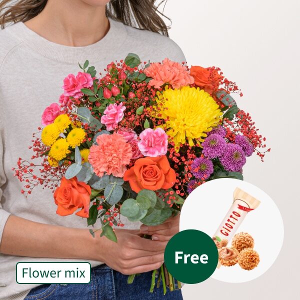 Blumenmischung Autumn Grace mit 3 Ferrero Giotto