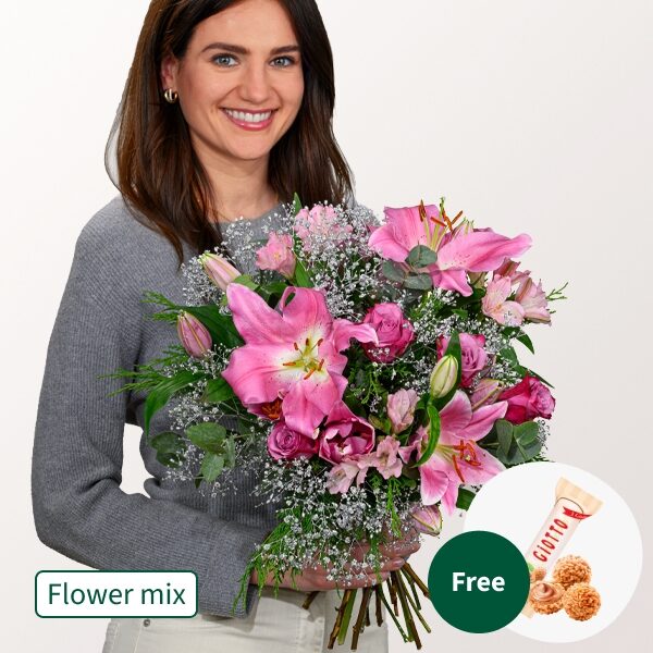 Blumenmix Blumenfreude mit 3 Ferrero Giotto