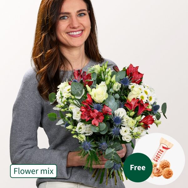 Blumenmischung Winterwiese mit 3 Ferrero Giotto