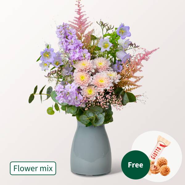 Blumenmix Schoner Tag mit 3 Ferrero Giotto