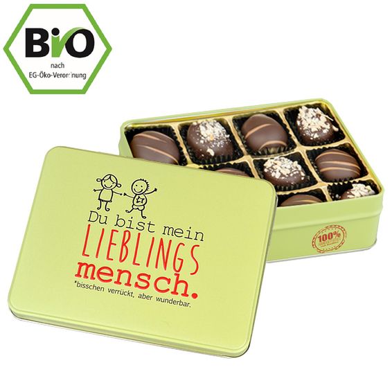 Geschenkbox „Lieblingsmensch“ mit Bio-Schokolade