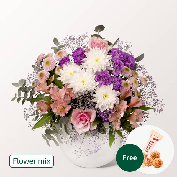 Blumenmix-Inspiration mit 3 Ferrero Giotto