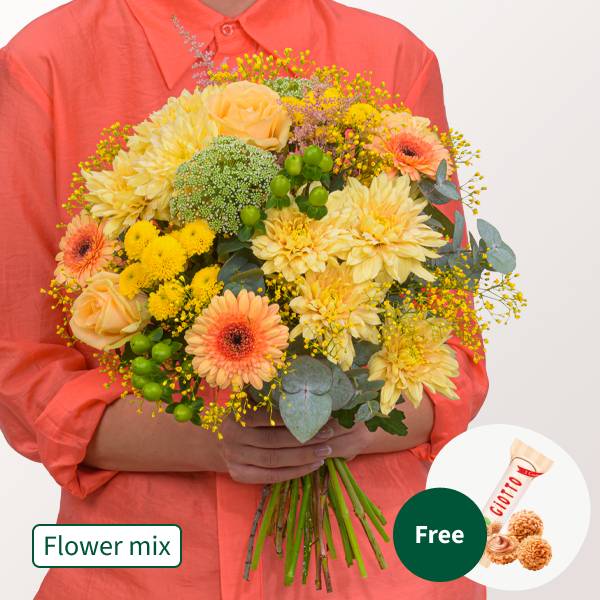 Blumenmix Blumenwunder mit 3 Ferrero Giotto