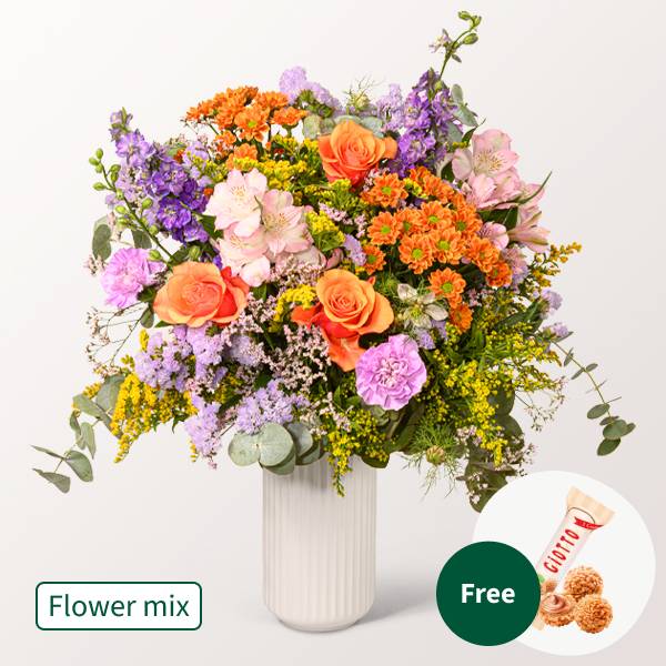 Blumenmischung Blutenfest mit 3 Ferrero Giotto