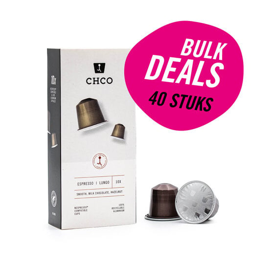 40 x CHCO Kaffeekapseln (400 Stück)