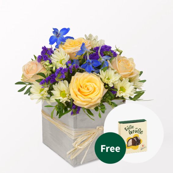 Arrangement Freude mit Halloween-Kugeln