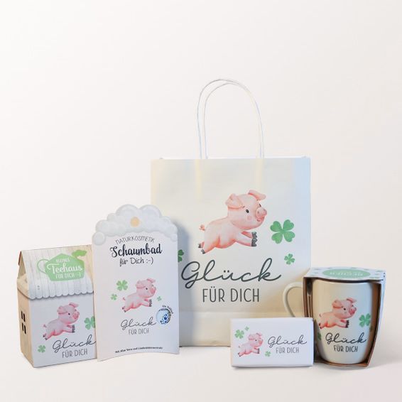 Geschenkbox „Viel Glück“