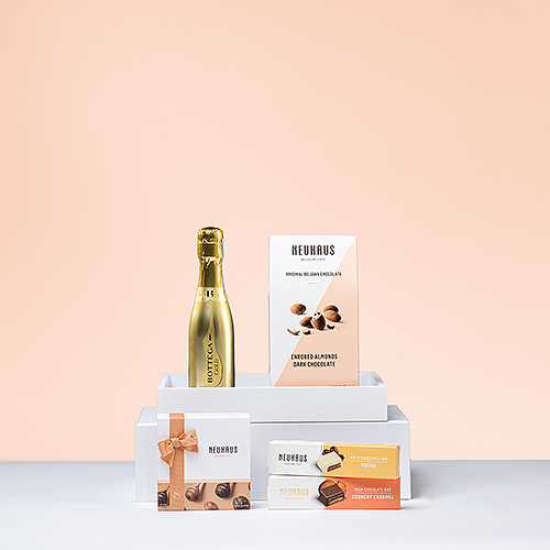 Neuhaus Geschenkbogen mit Bottega Prosecco &amp; Pralinen