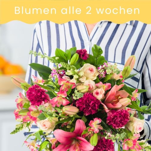 Ein saisonaler Blumenstrauß alle 2 Wochen (klein)