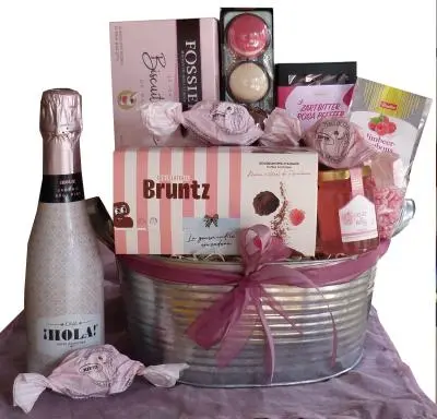 Geschenkkorb statt Blumen