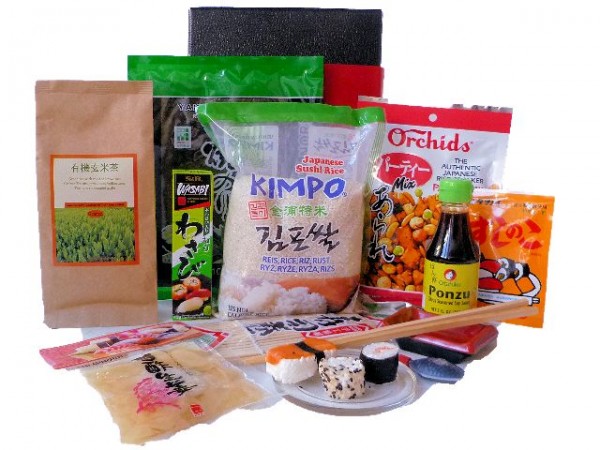 Japanischer Sushi-Geschenkkorb