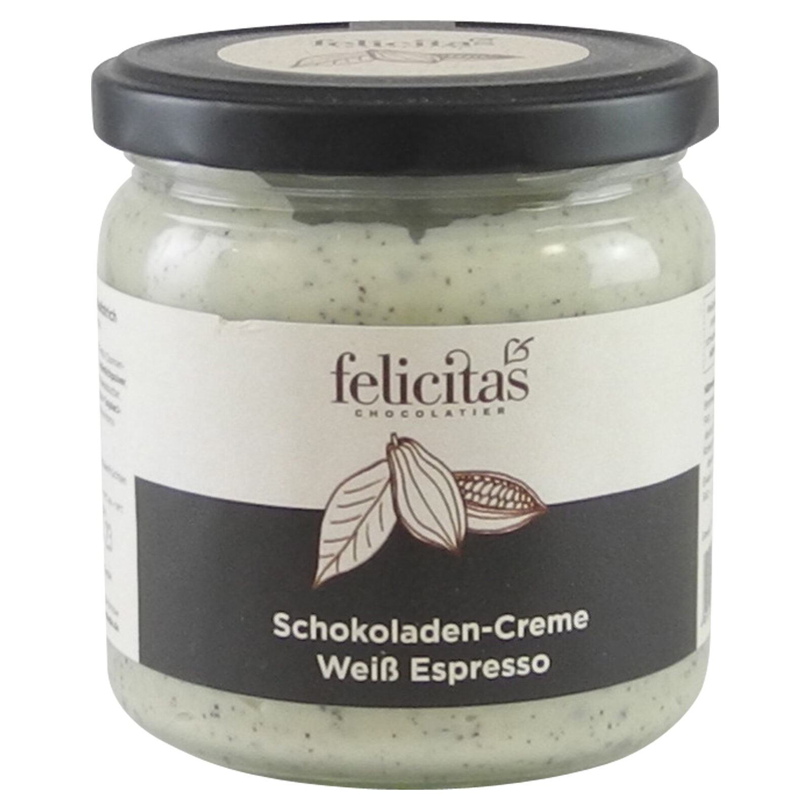 Weiße Espresso-Schokoladencreme von Confiserie Felicitas (400 g)