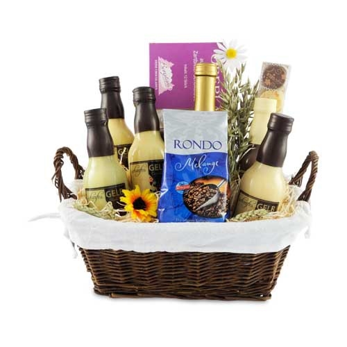 Scharfes Gelb - Geschenkkorb