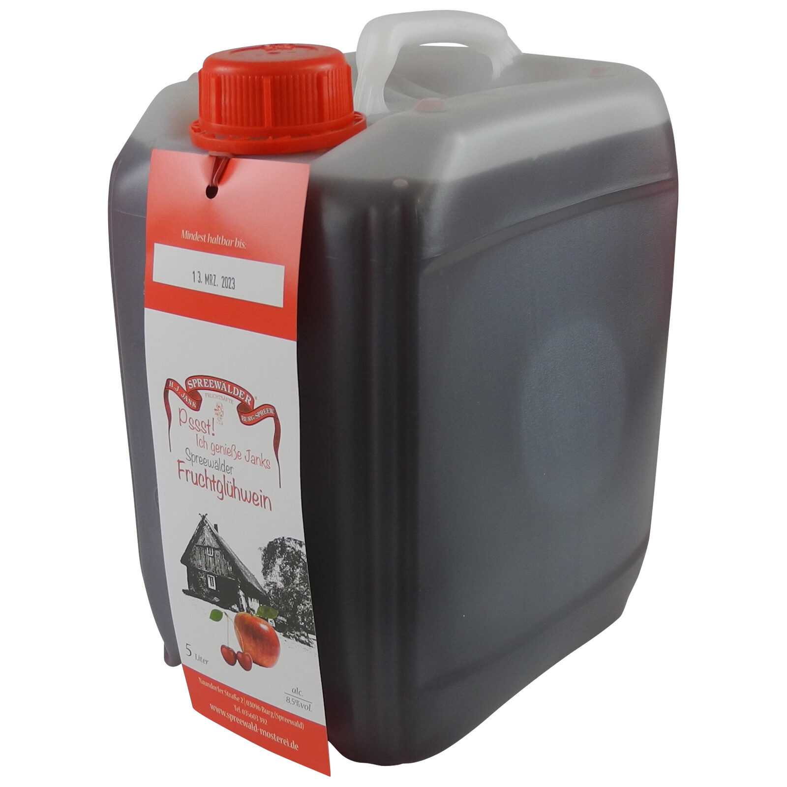 Janks Spreewald Früchte-Glühwein (10 l KANNE / 8,5 % vol)