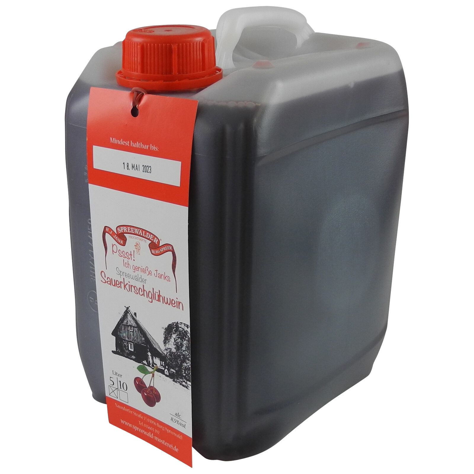 Janks Sauerkirsch-Glühwein (5 l KANNE / 8,5 % vol)