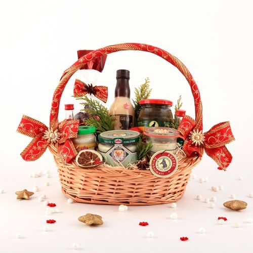 [Paket] Geschenkkorb "Frohe Weihnachten".