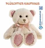 Teddybär mit Schleife und Glitzereffekt