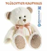 Teddy mit Schleife und Glitzereffekt