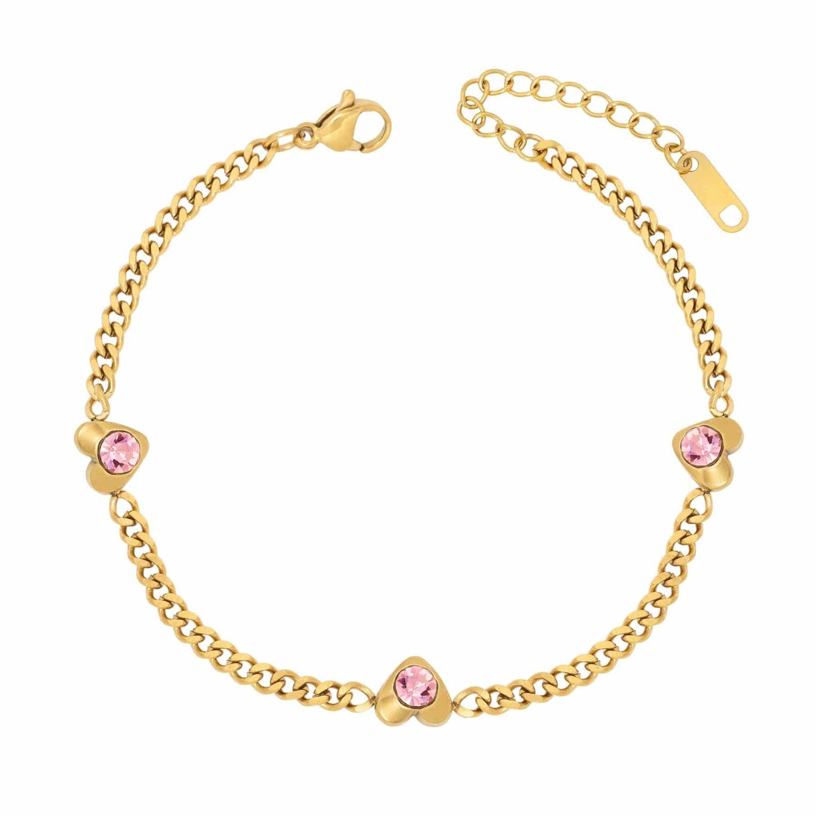Herzförmiges Armband