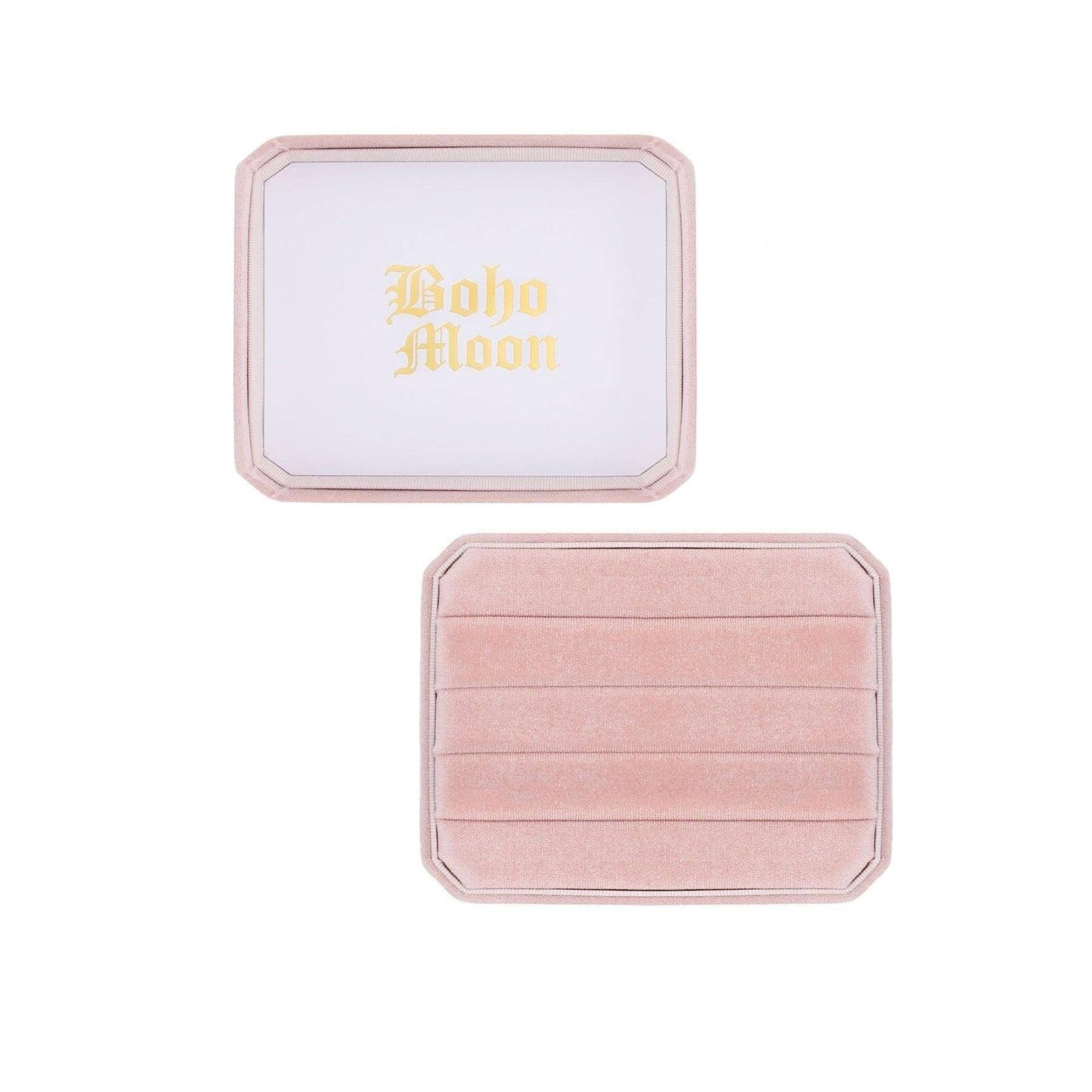 Bohomoon Ring-Displaybox aus Samt, mittelgroß