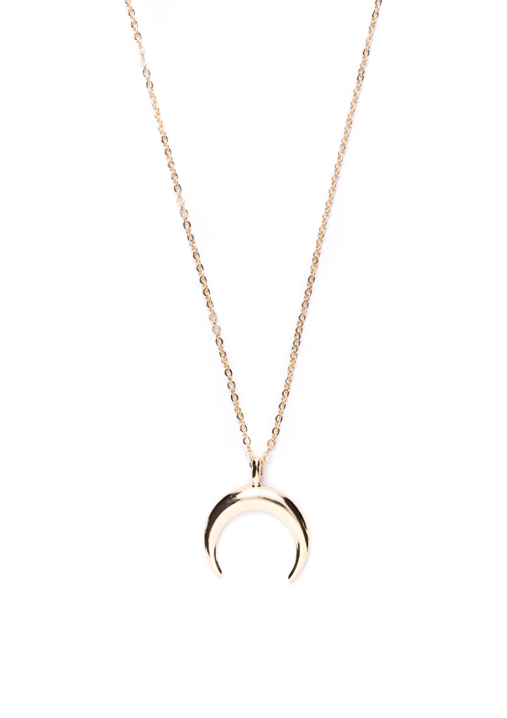 Half Moon Halskette Gold