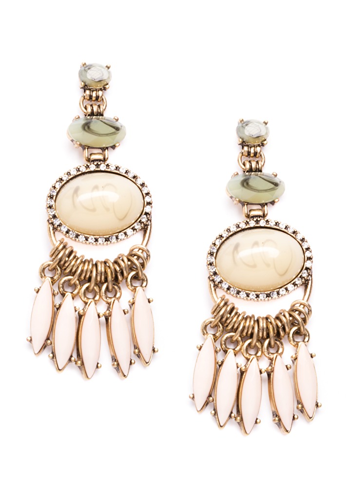 Peach Passion Statement Ohrringe