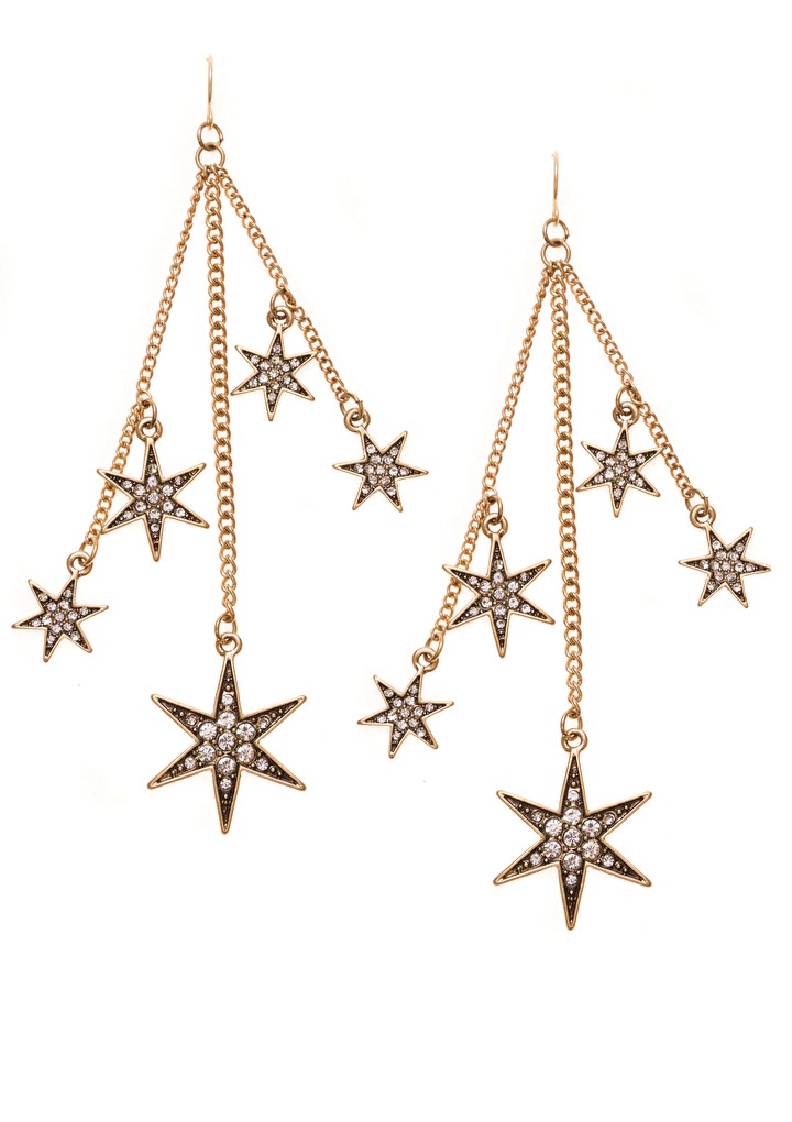 Stern Kette Ohrringe