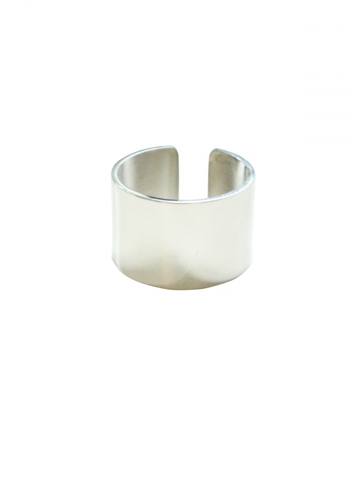 Metallischer klobiger Ring
