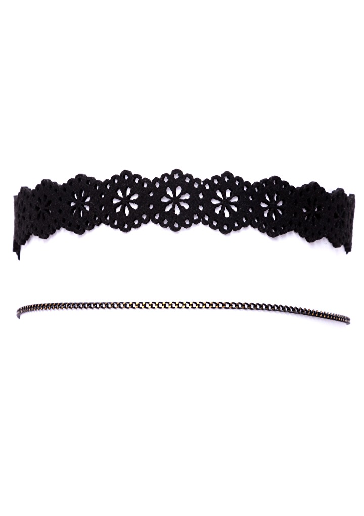 Spitzen-Art geschichtetes Halsband