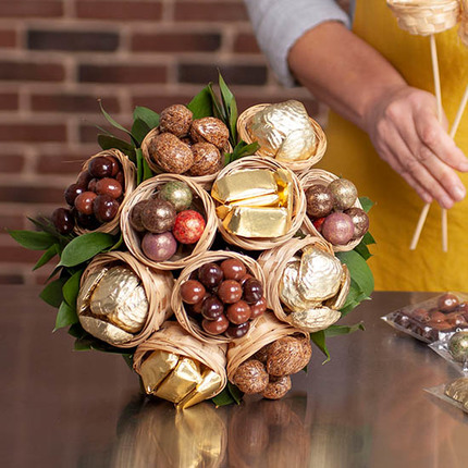 Schokoladenstrauß (11 Körbe)