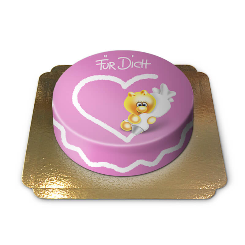 Gelini heart for you cake (Small ((18 cm)6 servings))