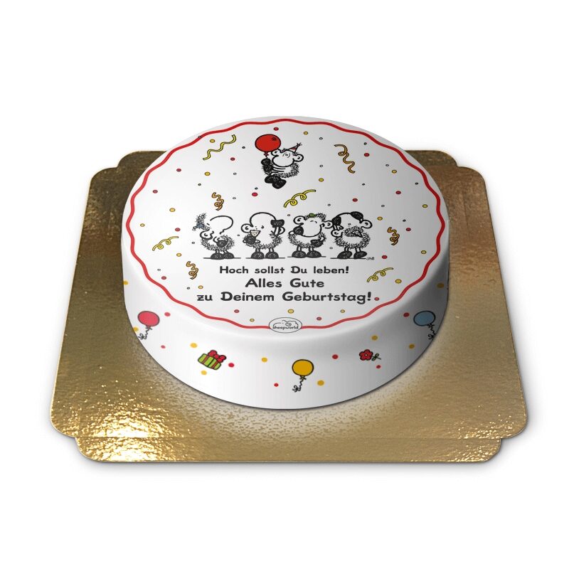 Du sollst leben hoher Kuchen (Klein (6 Portionen))