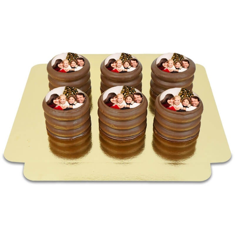 6er Set Baumkuchen Vollmilch mit Foto