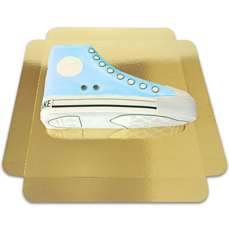 Blauer Turnschuhkuchen