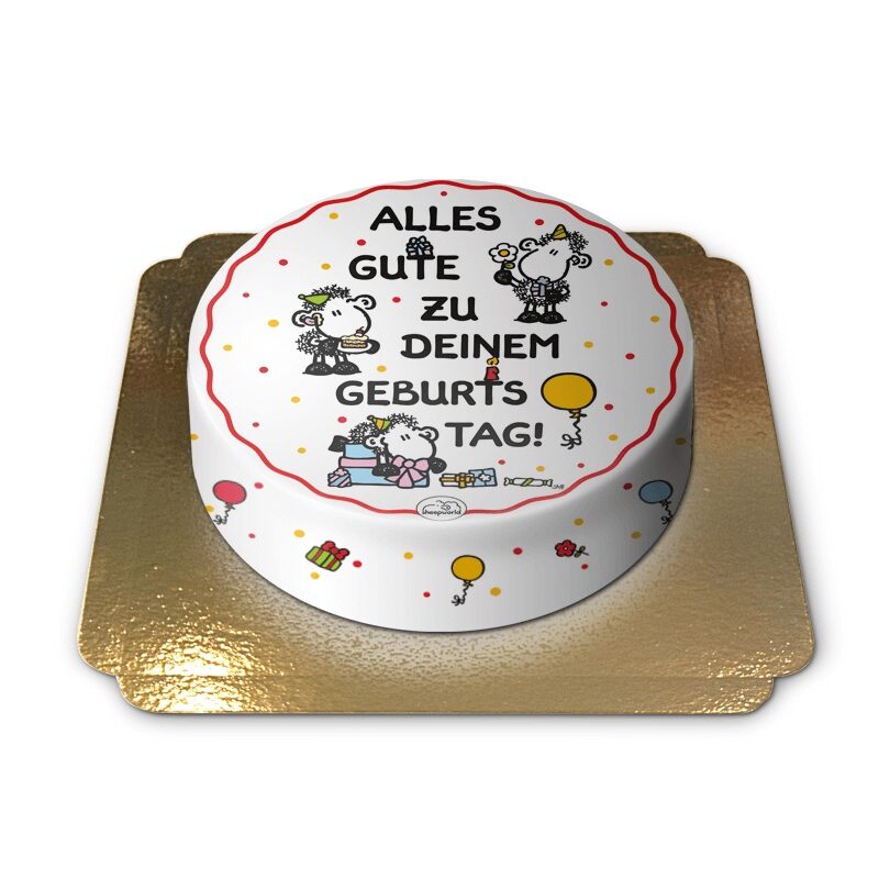 sheepworld Geburtstagstorte (Klein (6 Portionen))