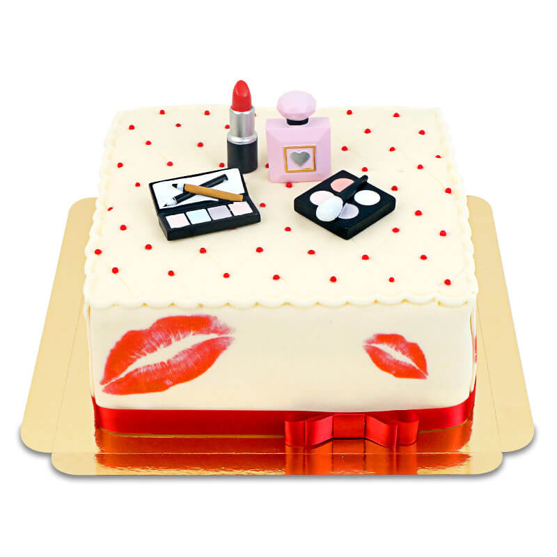 Deluxe-Make-up-Torte, quadratisch, doppelte Höhe