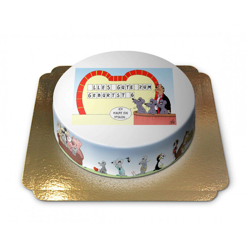 Glücksrad zum Geburtstag (Klein (6 Portionen))