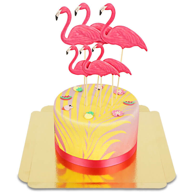 Flamingokuchen Deluxe (Klein (12 Portionen))