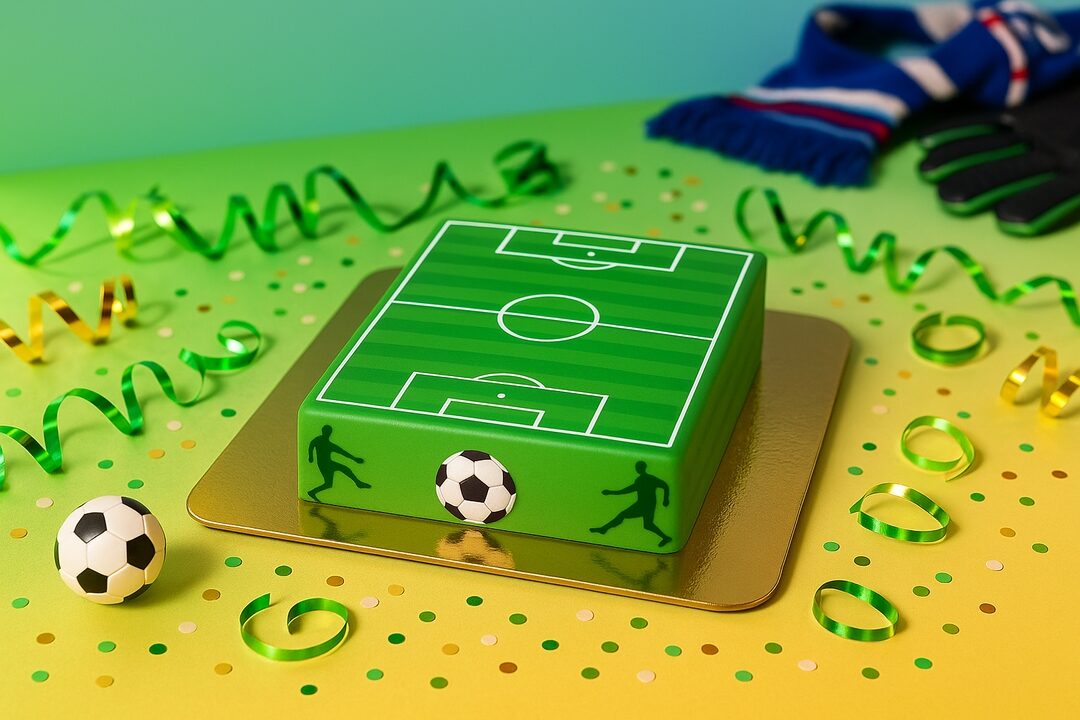 Fußballfeld-Torte (mittelgroß (25 cm x 17 cm (10 Portionen)))