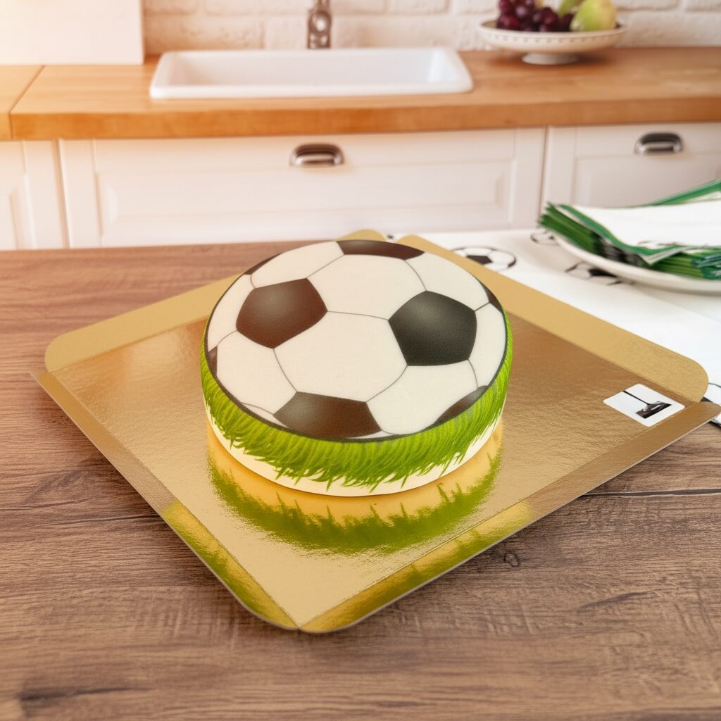 Fußballtorte (Klein (18 cm (6 Portionen)))