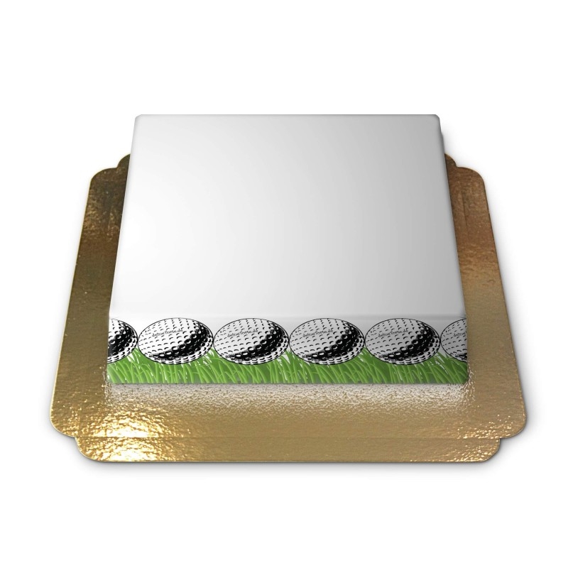 Fotokuchen mit Golfmotiv (Klein ((20×14 cm)6 Portionen))