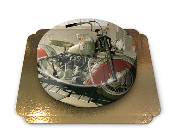motorcycle cake (Small ((18 cm) 6 servings))
