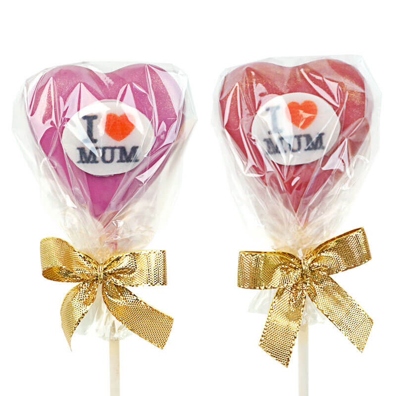 „Ich liebe Mama“-Cake-Pops (12 Stück)