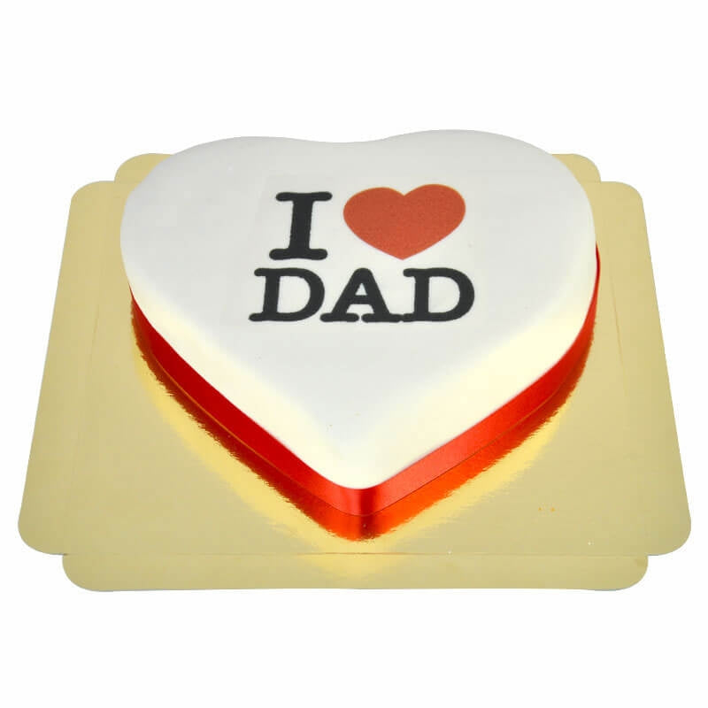 Ich liebe Papa Herzkuchen (Mittel (25 cm x 24 cm (10 Portionen)))