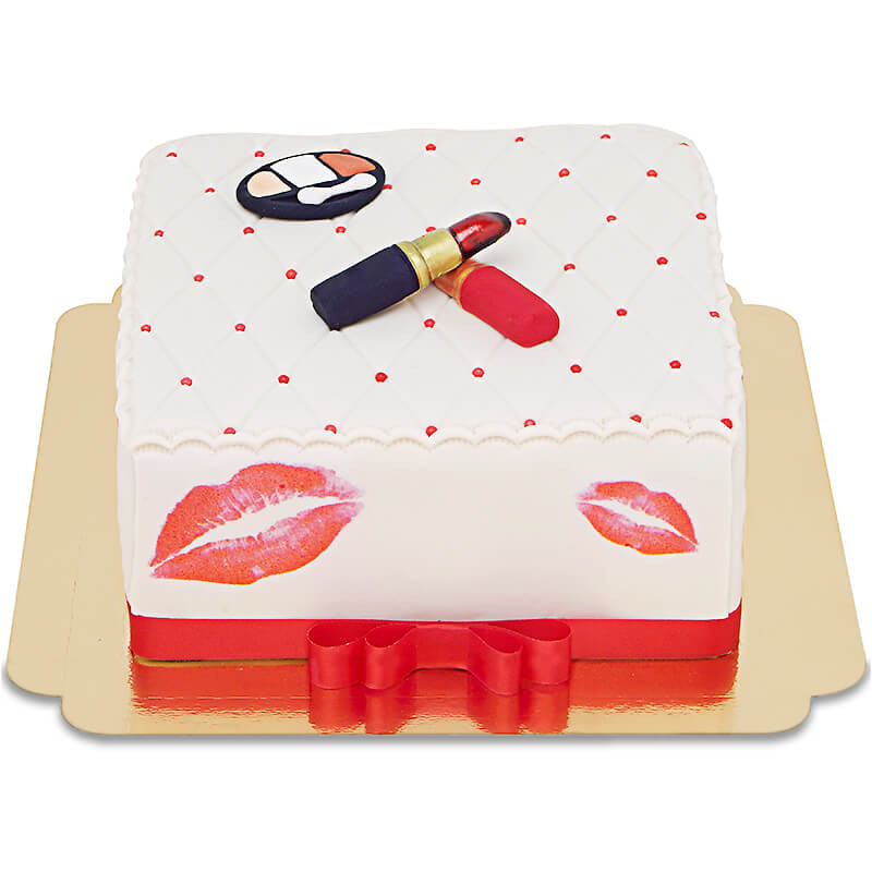 Make-up-Torte Deluxe, quadratisch, doppelte Höhe