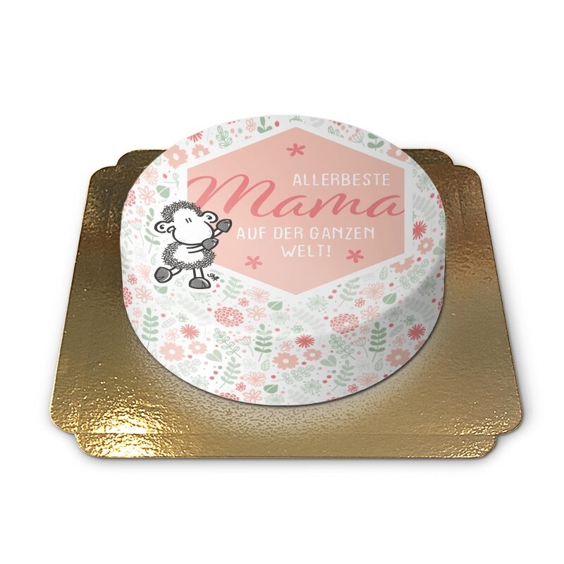 Sheepworld - Floral Mother's Day Cake (Small (18 cm (6 servings)))